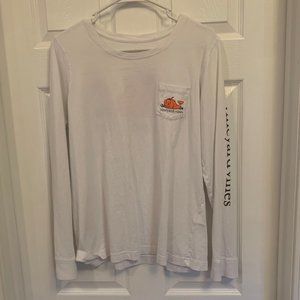 Vineyard Vines White Halloween Long Sleeve T-Shirt
